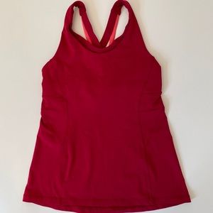 Lululemon stash n run tank top